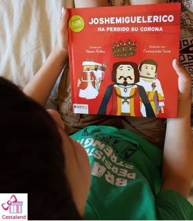 Libro "Joshemiguelerico ha perdido su corona" - Kilikids libros gigantes Pamplona