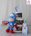 Tarta Pañales Superhéroes Vengadores 3p. Regalos frikis para bebés