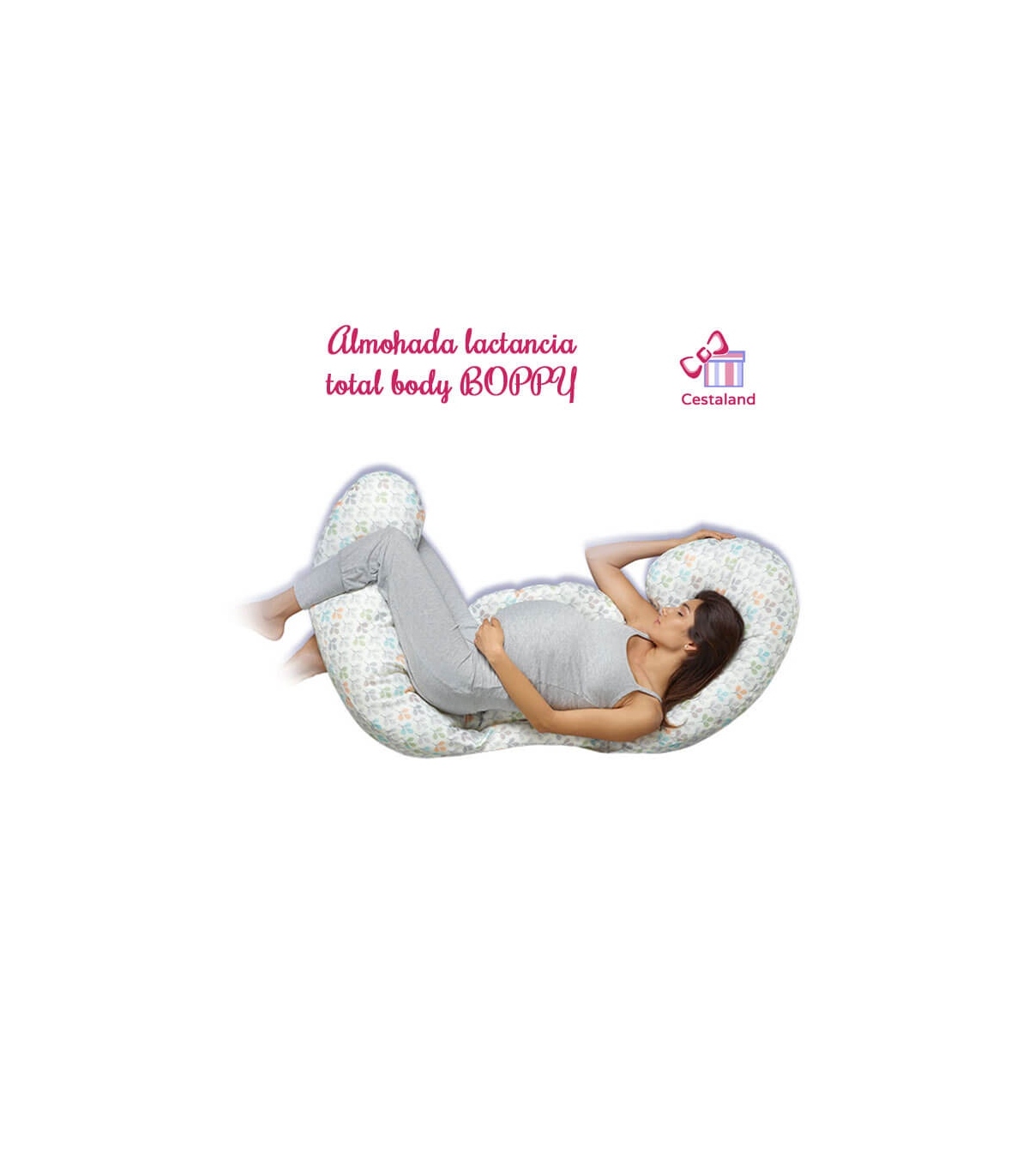 Almohada de Maternidad Cojin Lactancia para Dormir de Lado Oeko-Tex® Almohadas Embarazo Lilly and Ben® Almohada Embarazada-s