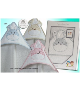 Capa Baño para Bebés Conejo 100% algodón. Comprar capa baño para bebés