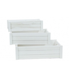 Caja madera blanca personalizable