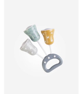 Sonajero 3 camapanas o bolas clásico