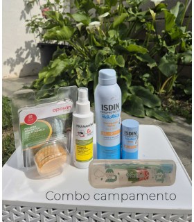 Combo campamento: sol, insectos y dental