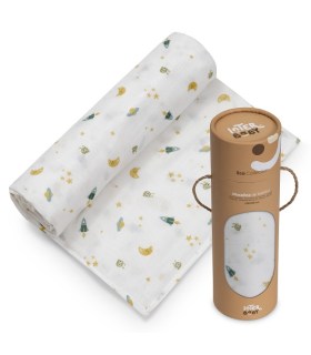 Muselina Algodón Planetas. Comprar muselina para bebé