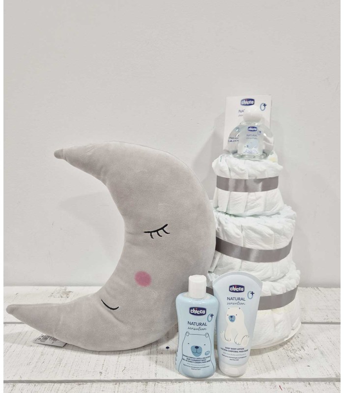 Tarta Luna Lunera grande. Comprar tartas de pañales