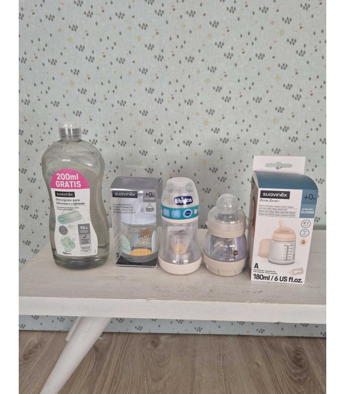 Pack de biberones inicio para recién nacido - Selección Cestaland