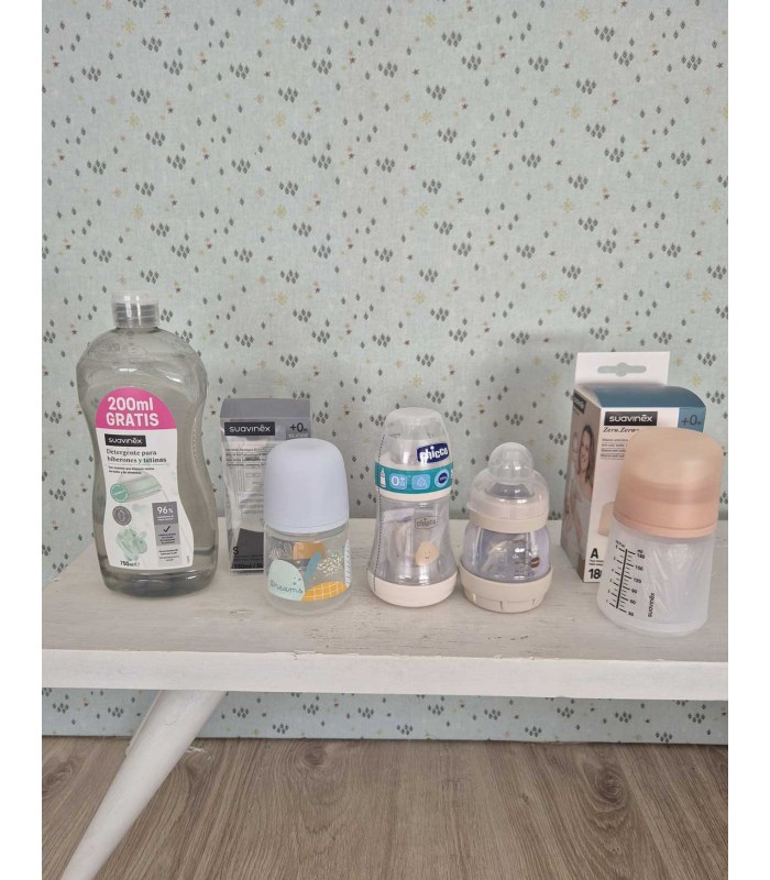 Pack de biberones inicio para recién nacido - Selección Cestaland