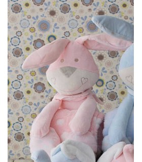 Peluche conejo con manta. Comprar peluches para bebés