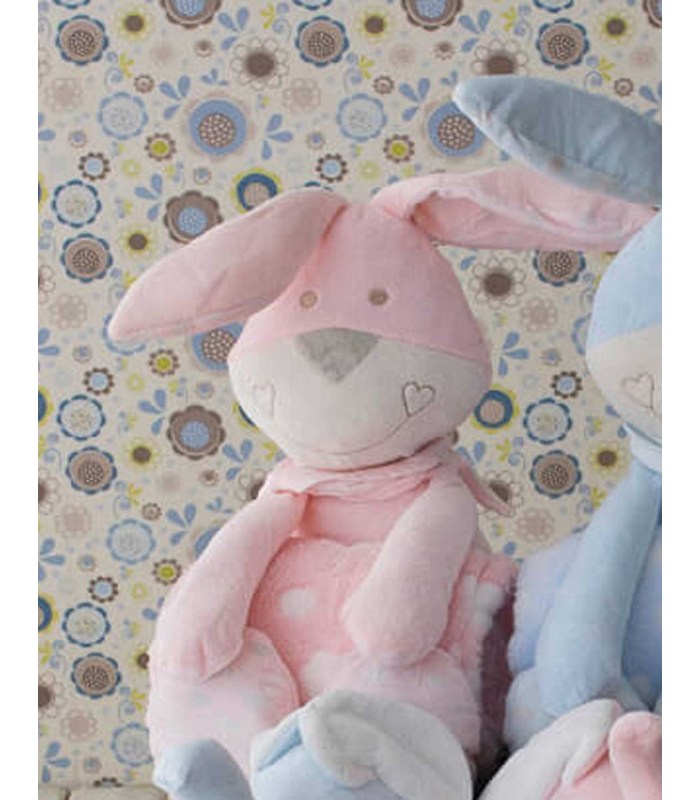 Peluche conejo con manta. Comprar peluches para bebés