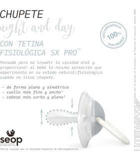 pack 2 Chupetes Night & Day 0-6m Suavinex. Regalos para niños y recién nacidos
