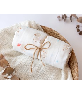Muselina Bambú patito. Comprar muselina para bebé