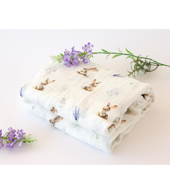 Muselina de bambú y algodón. Comprar muselina para bebé