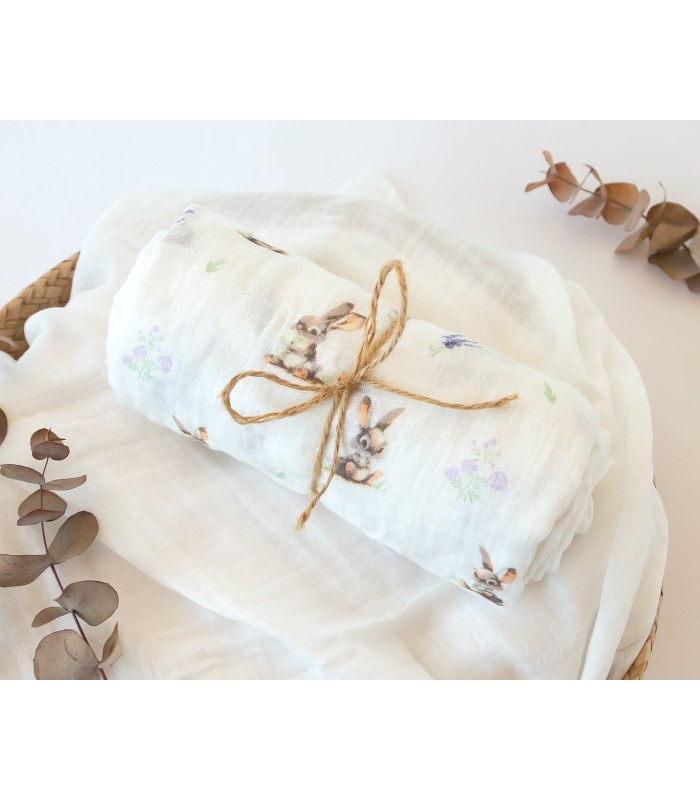 Muselina de bambú y algodón. Comprar muselina para bebé