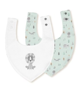Babero bandana para bebés temática jungla