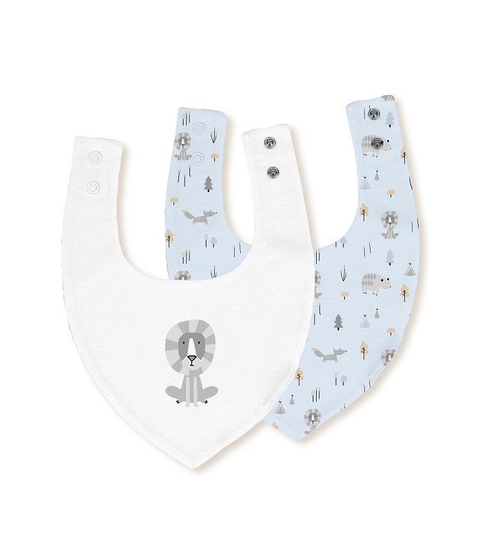 Babero bandana para bebés temática jungla