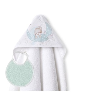 Capa Baño para Bebés + babero. Comprar toalla para bebes