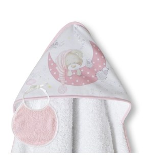 Capa Baño para Bebés + babero. Comprar toalla para bebes