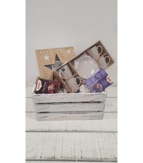 Cesta tea time. Regalos para mujeres.