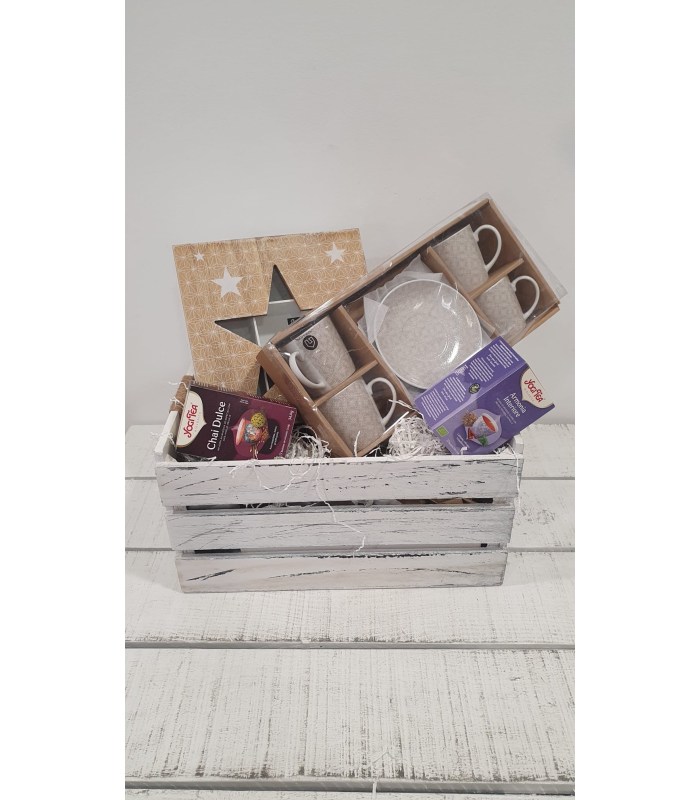 Cesta tea time. Regalos para mujeres.