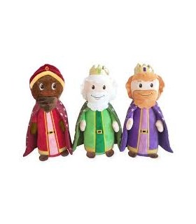 3 Peluches Reyes magos edición limitada