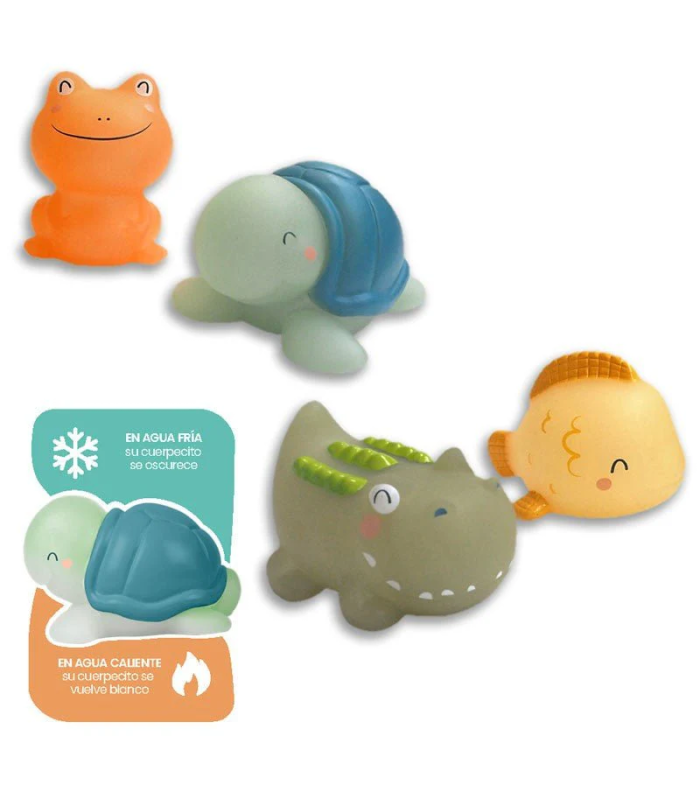 Juguete de baño Termosensibles SARO