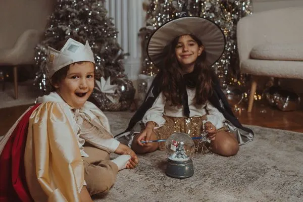 consejos y poses para fotos navideñas en familia