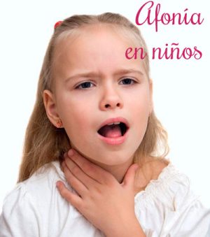 afonía en niños