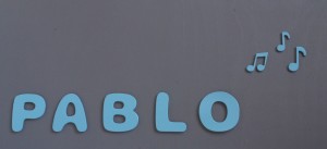 letras de madera pintadas