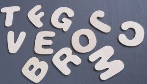 letras para decorar sin pintar