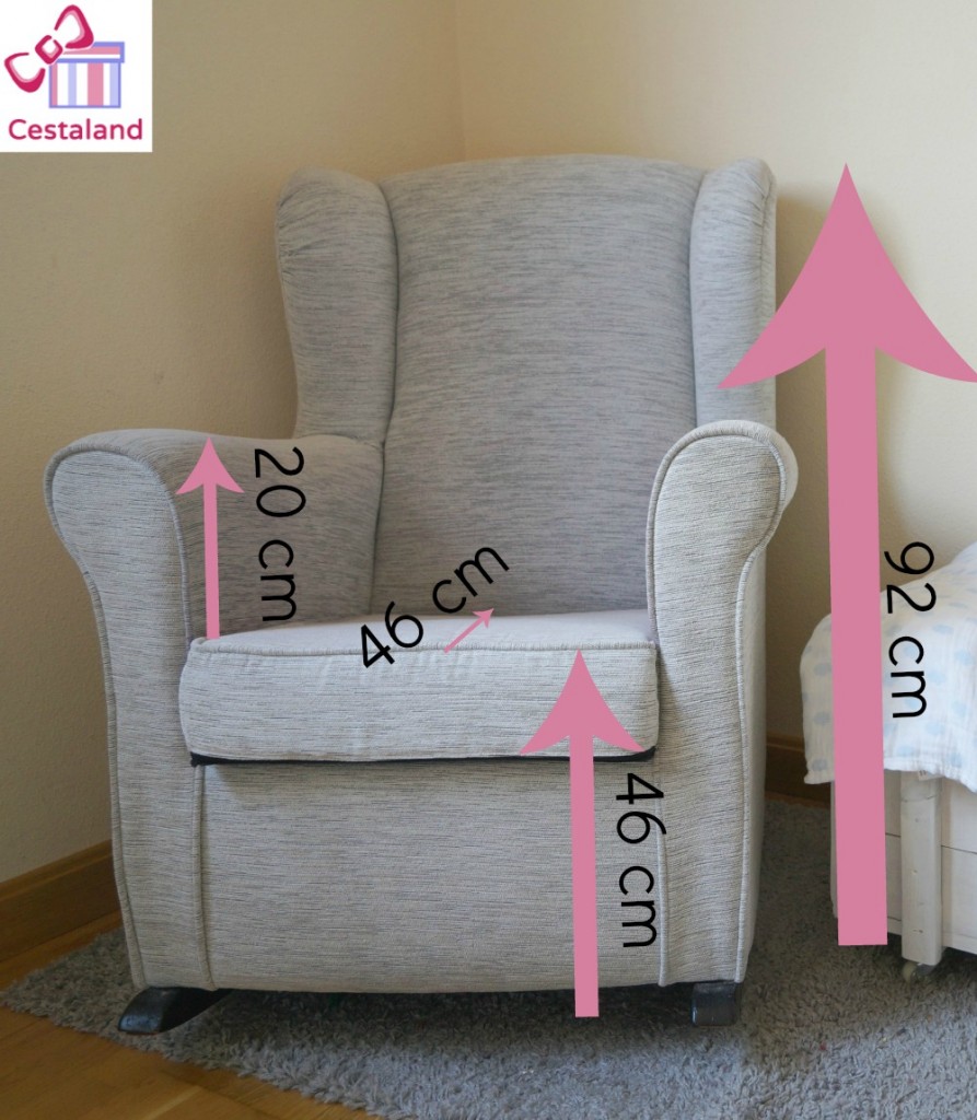 medidas butaca mecedora