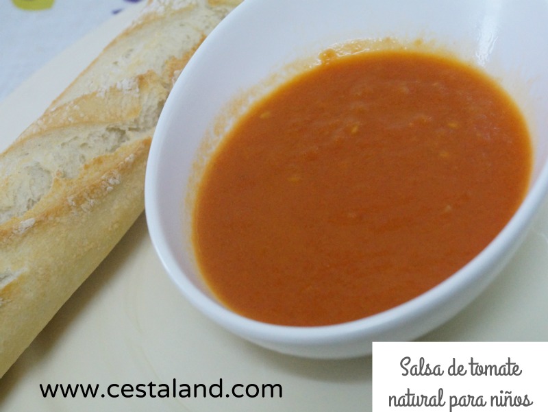 Cenas para un bebé a partir de un año: Receta de salsa de tomate para niños  - Blog de Cestaland