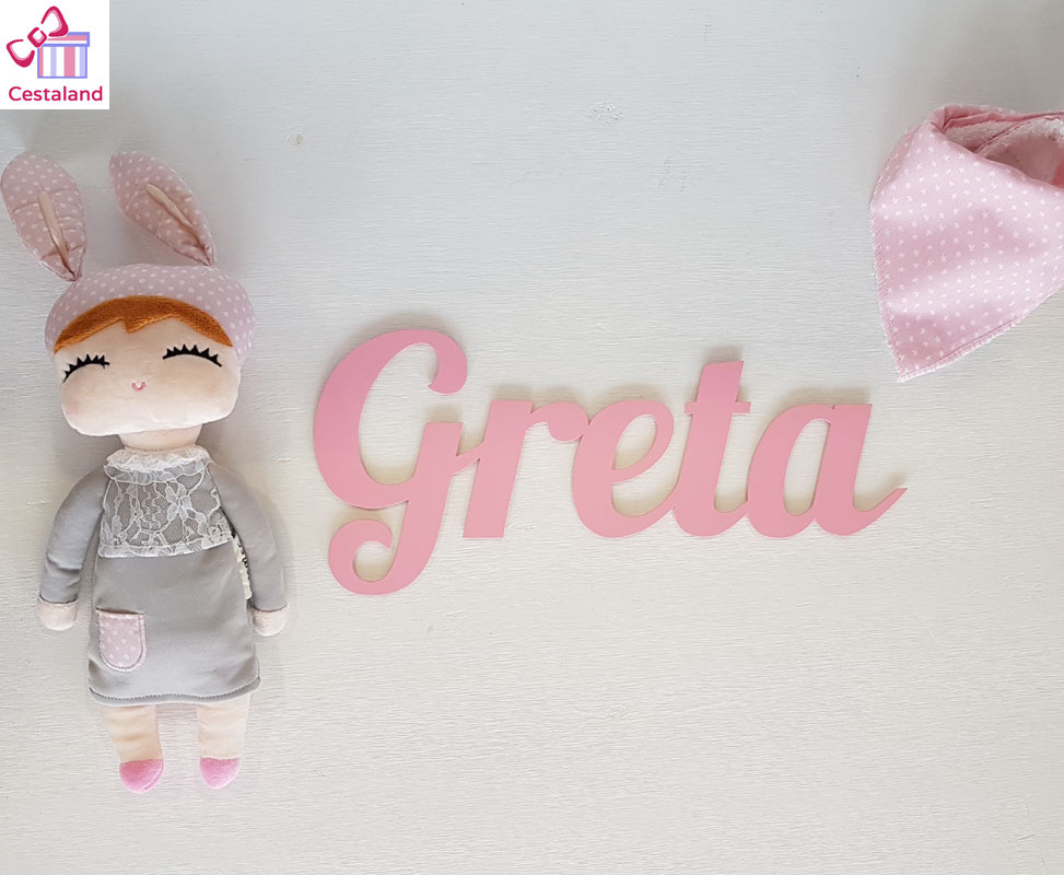 Letras para pared Greta